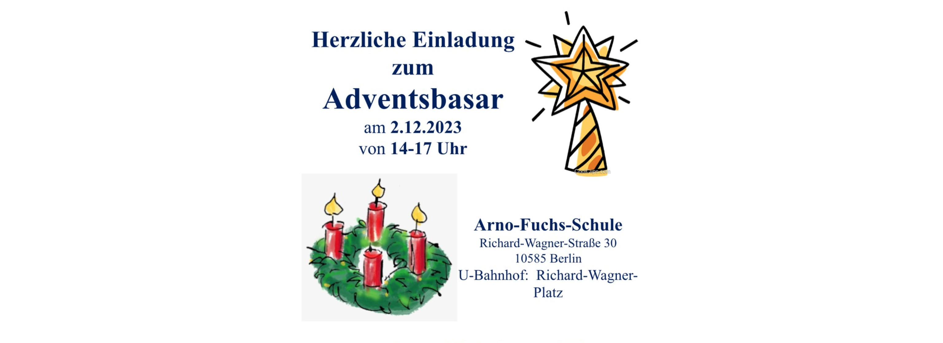 Adventsbasar am 2.12.2023