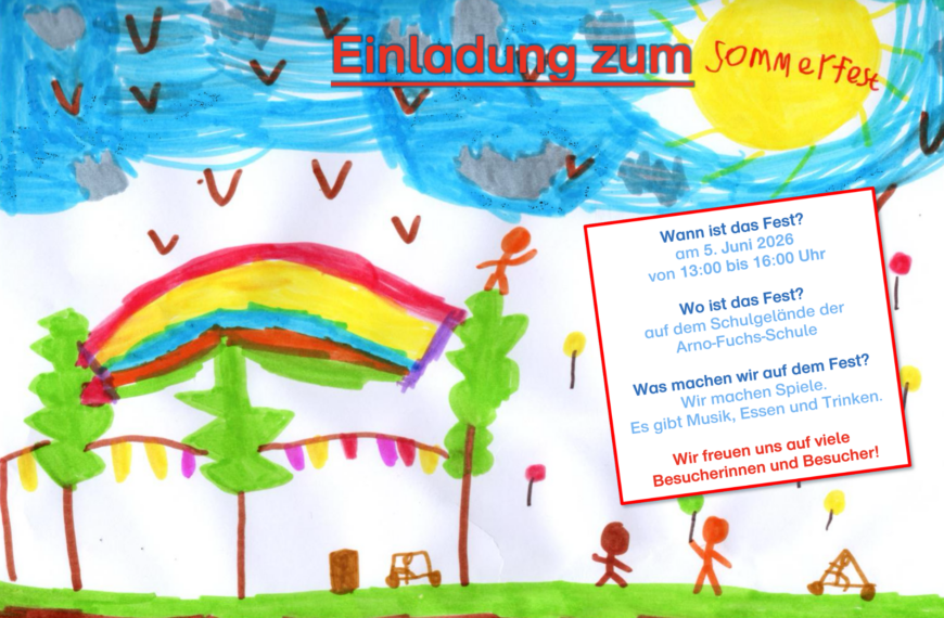 Einladung zum Sommerfest