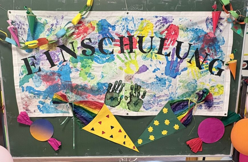 Hurrah, ich bin ein Schulkind!